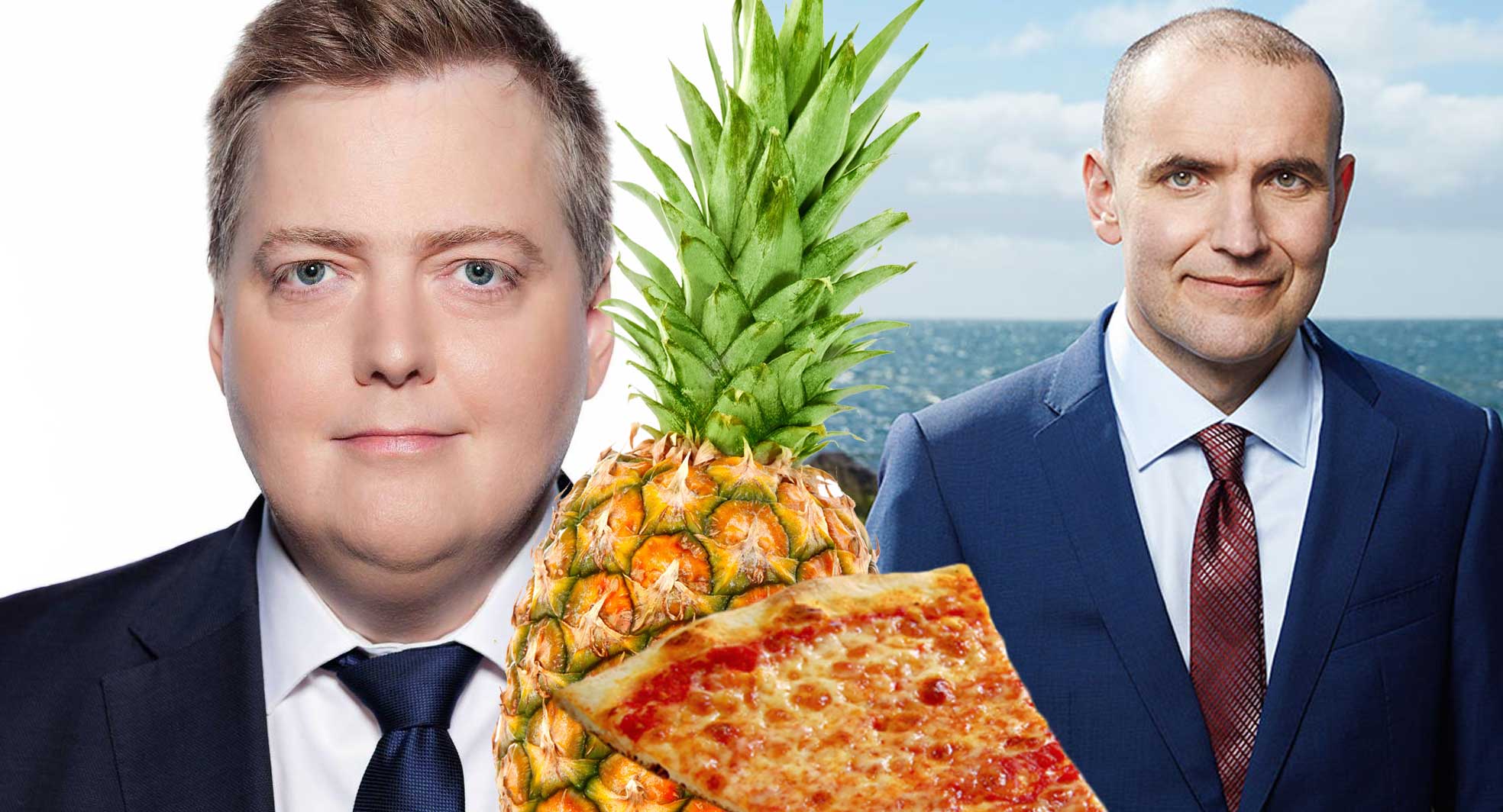 Sigmundur tekur upp hanskann fyrir Guðna: Skiljanlegt að forsetinn vilji banna ananas á pizzur