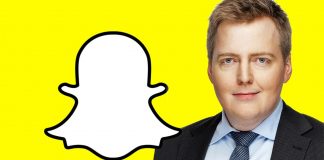 2.500 manns fylgjast með forsætisráðherra á Snapchat