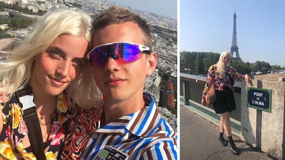 Jóhann Kristófer og Alma trúlofuðu sig í París