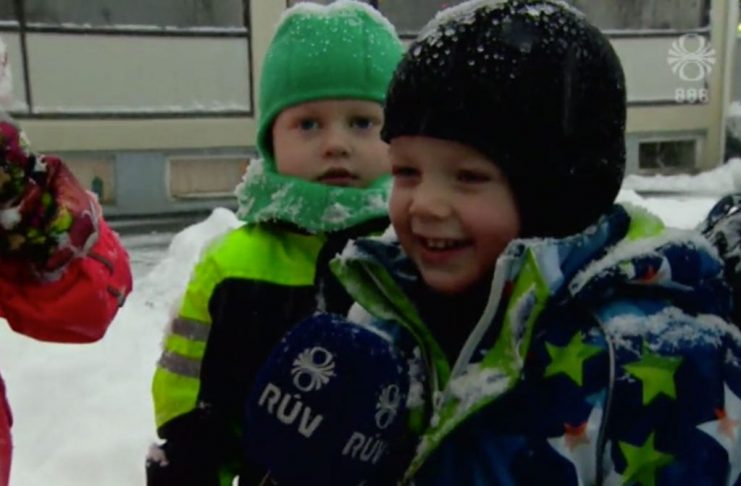 Styrmir Kári sprengdi krúttskalann í fréttum RÚV og hefur slegið í gegn á internetinu