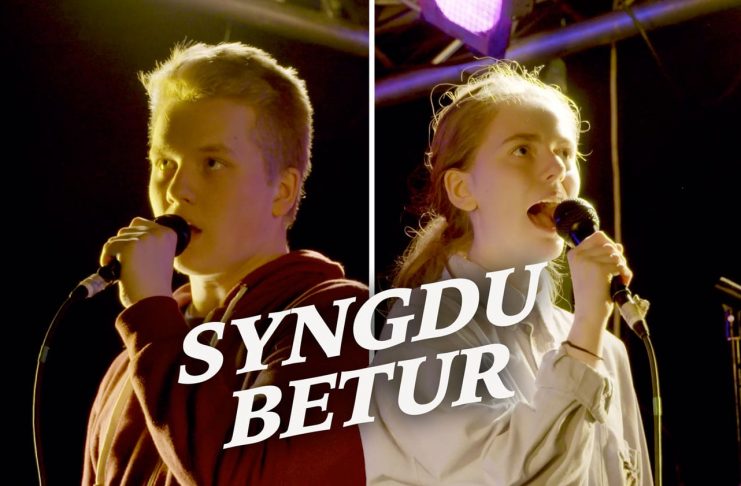 MR og Kvennó keppa í karókí fyrir úrslitin í Gettu betur