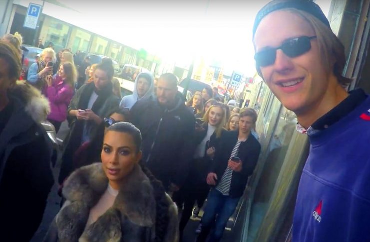 Verzlingar lauma Kim Kardashian í tónlistarmyndband
