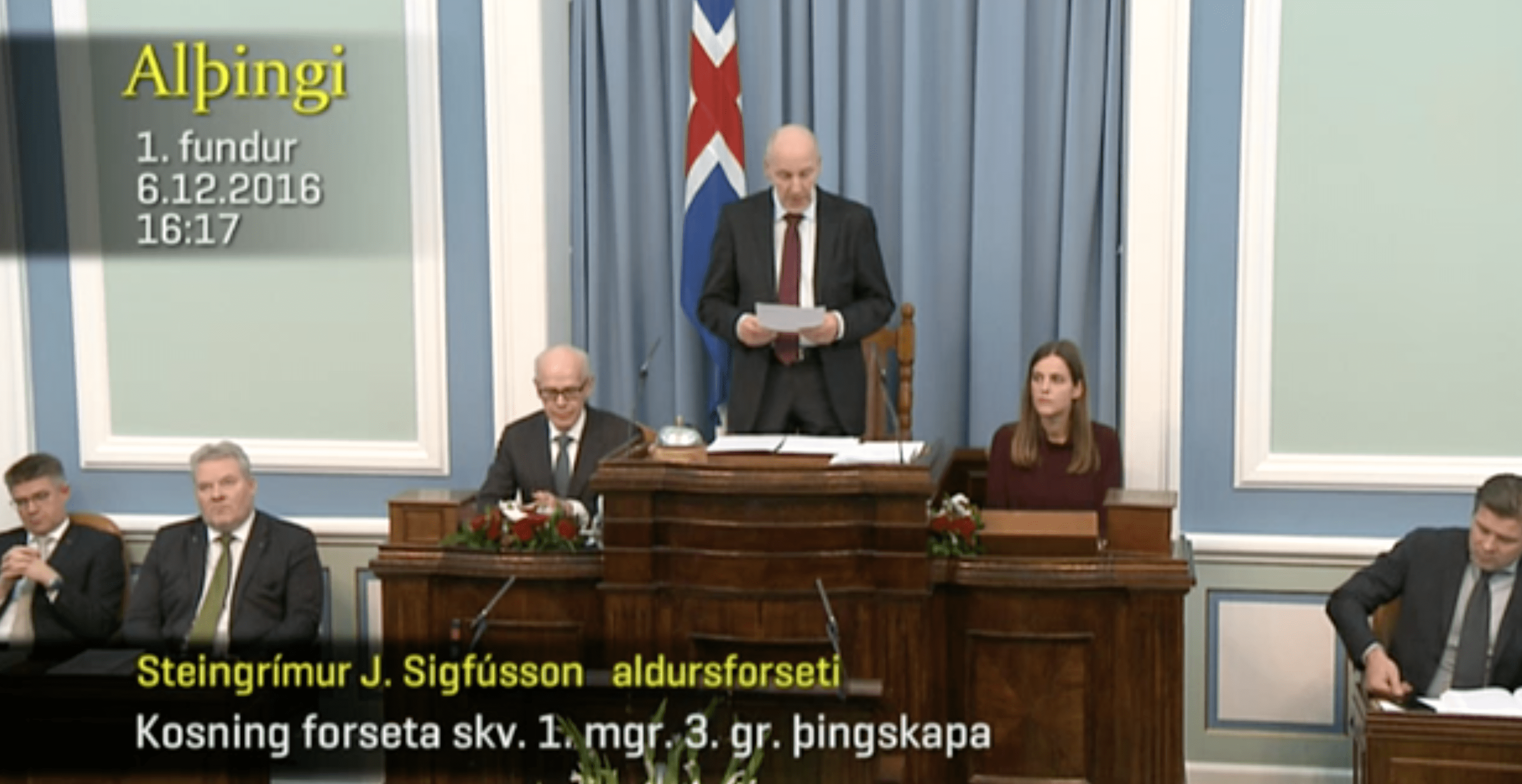 Steingrímur J. Sigfússon nýr forseti Alþingis