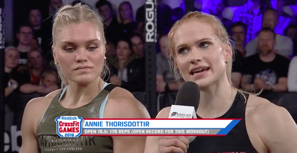 Annie Mist sigraði uppgjör dætranna og setti heimsmet
