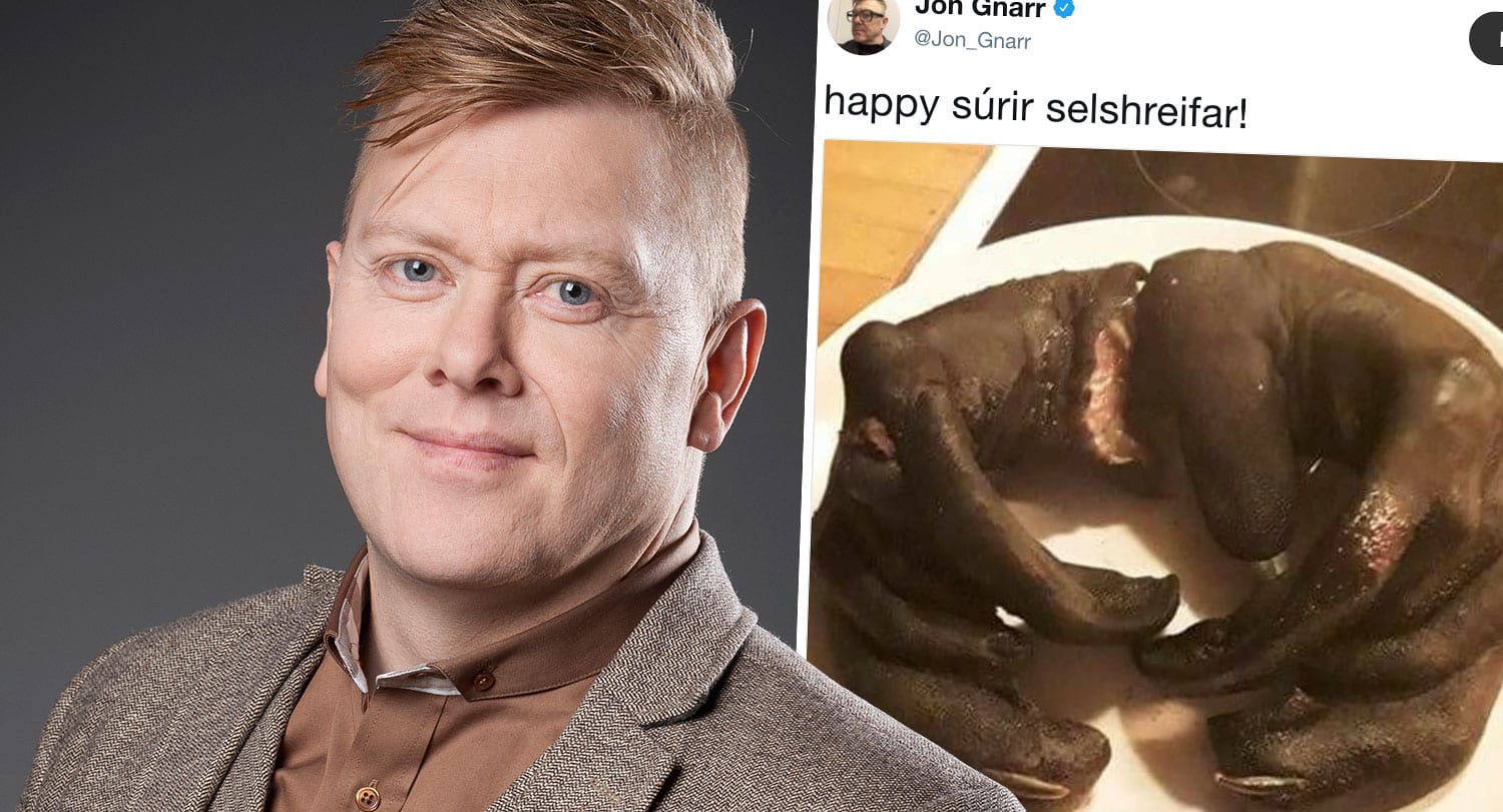 Jón Gnarr birti mynd af súrum selshreifum á Twitter og fólk skildi ekkert: „Eru þetta hendur!?“