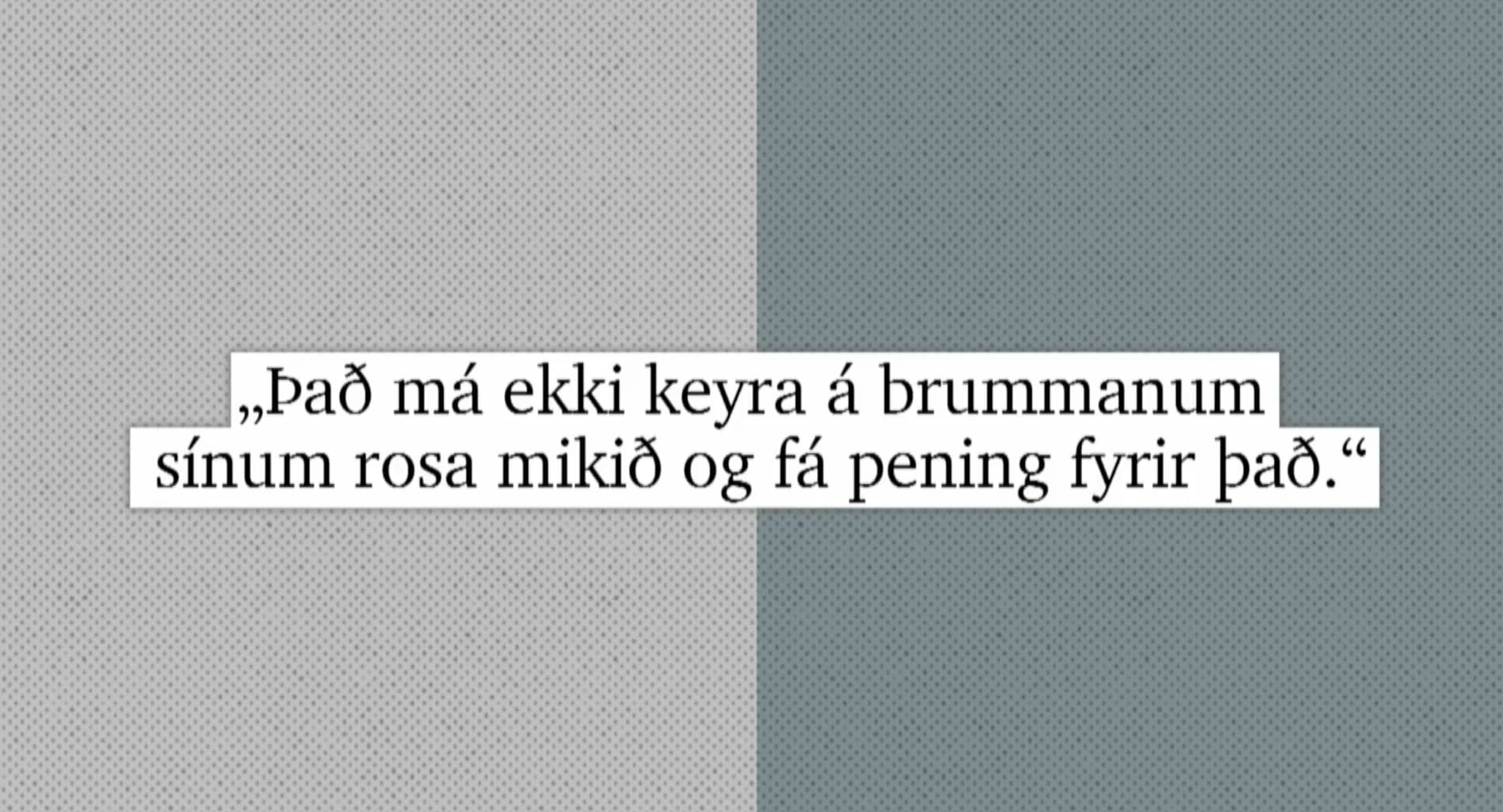 Hér er tillaga mín að skýrari reglum um akstur þingmanna