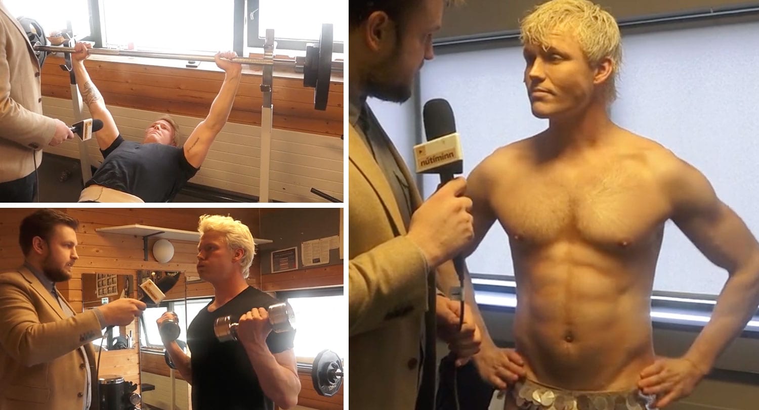 Hvernig komst Arnar Dan í hrikalegt form fyrir Rocky Horror? Sniðgekk kolvetni og lifði á ungbarnaskvísum