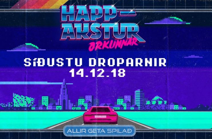 Ekki missa af ALVÖRU 80s viðburð á Miami! - Síðustu Droparnir í Happakstri Orkunnar!