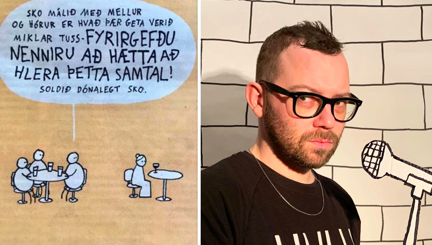 Hugleikur Dagsson gerir upp Klaustursmálið með stórkostlegri myndasögu