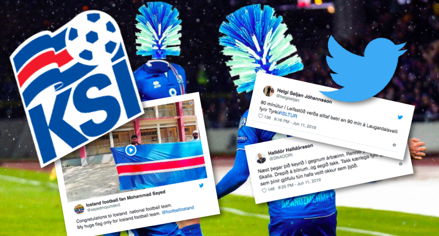 Stuð á Twitter eftir frækinn sigur Íslendinga á Tyrkjum: „Hver vill ekki búa á Íslandi?“