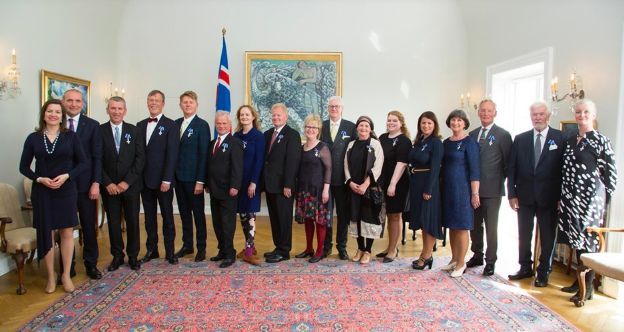 Sextán einstaklingar sæmdir fálkaorðunni á Þjóðhátíðardaginn