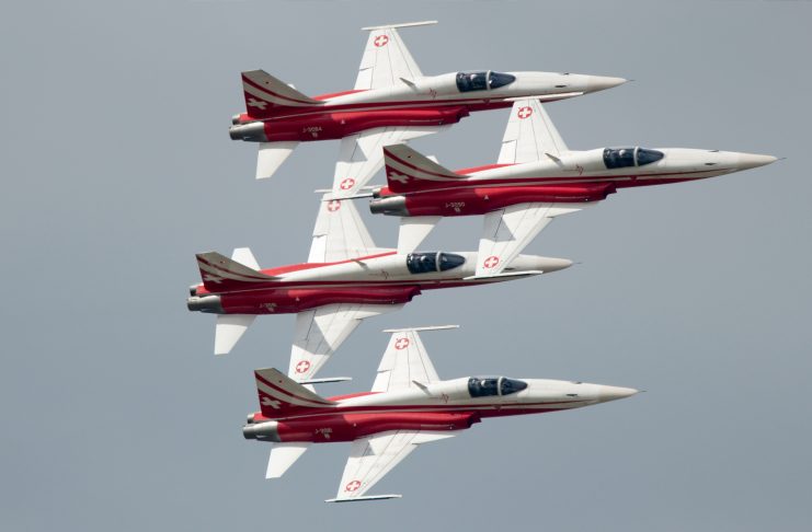 Svissneski flugherinn truflaði Jóðlara