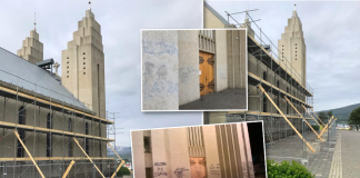 Viðgerðir á Akureyrarkirkju eftir skemmdarverk munu kosta um 18 milljónir króna