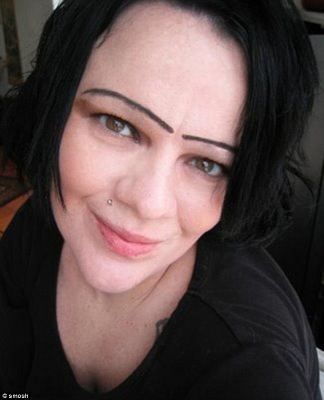 These eyebrows have been drawn on so close that they are almost, very nearly, touching