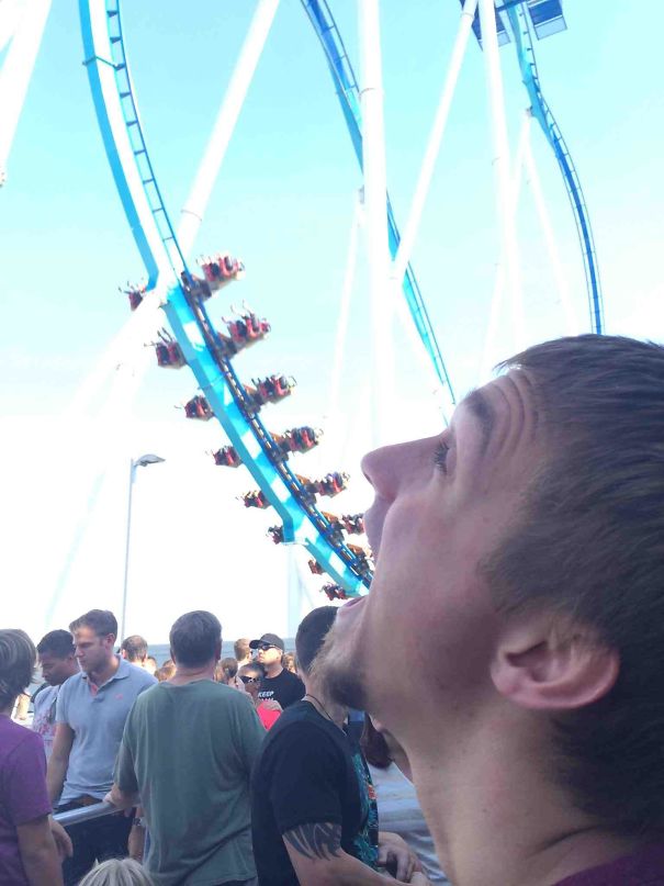 Bored In Line For A Roller-Coaster And Decided To Do This Because I Use My Time Wisely