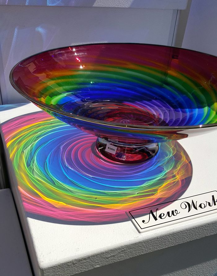 The Shadow From This Glass Bowl Is Beautiful