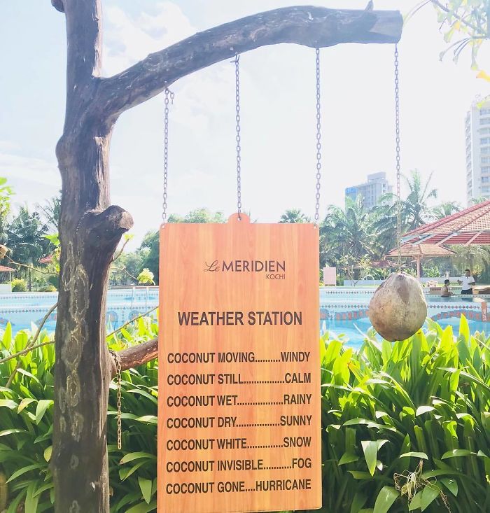 Weather Station At A Hotel