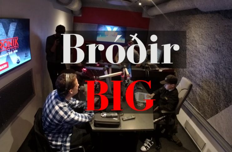 Bróðir BIG rappar í beinni í Kronik (fyrri hluti)