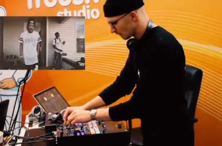 DJ B-Ruff þeytir skífum í útvarpsþættinum Póló (myndband)