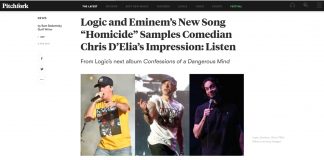 Eminem samplar eftirhermu sína: "Homicide" feat. Logic—Pitchfork