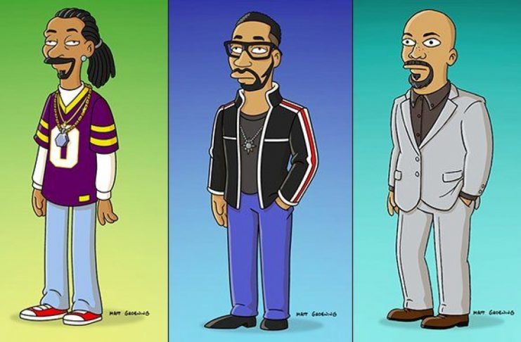 Snoop, RZA og Common í The Simpsons