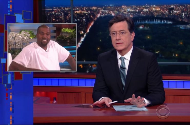 Stephen Colbert ræðir viðtal Ellen við Kanye West