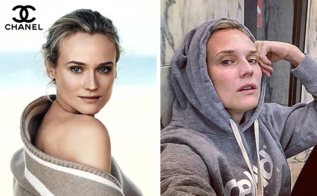Cosmetics Brand Faces Without Makeup (22 pics)