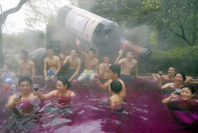 It Seems Like A Champagne Bath Is Yesterday’s News Now…