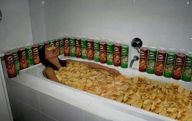 It Seems Like A Champagne Bath Is Yesterday’s News Now…