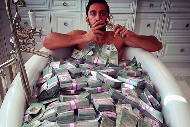 It Seems Like A Champagne Bath Is Yesterday’s News Now…