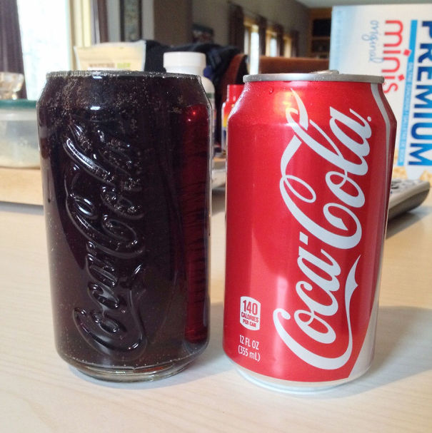 Drink Fits Perfectly Into Coca-Cola Glass