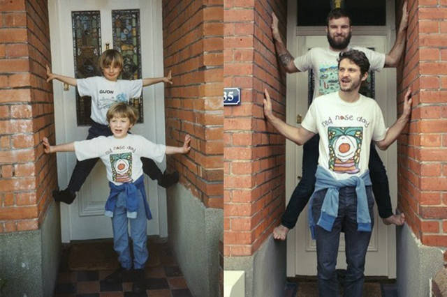 I Bet These People Had A Lot Of Fun While Recreating Their Childhood Photos