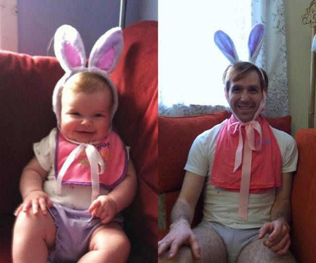 I Bet These People Had A Lot Of Fun While Recreating Their Childhood Photos