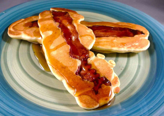 11. Bacon. Pancakes.