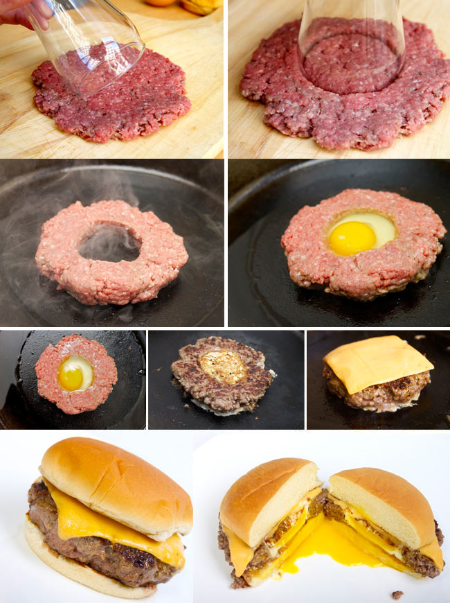 8. Put the egg in the burger. You’ll thank us later.