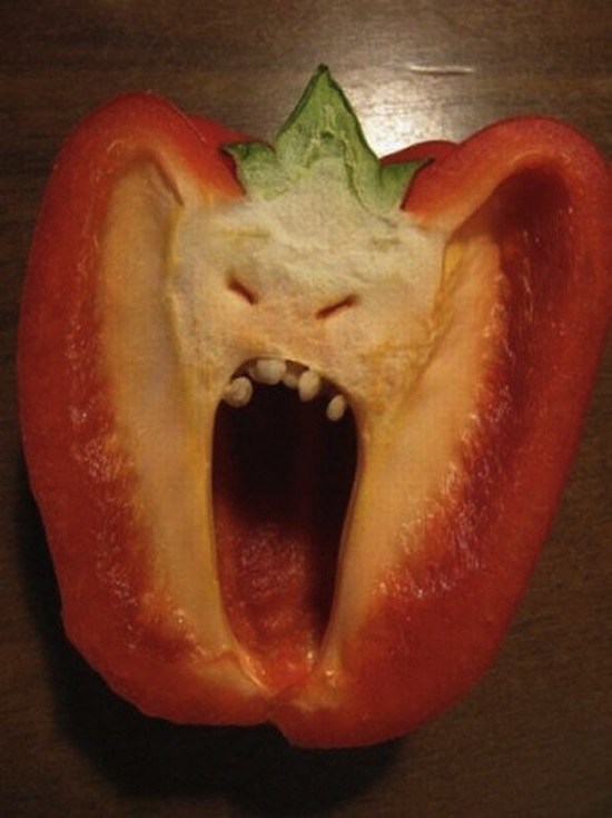 This pepper will bite your head off, and not in a funny way