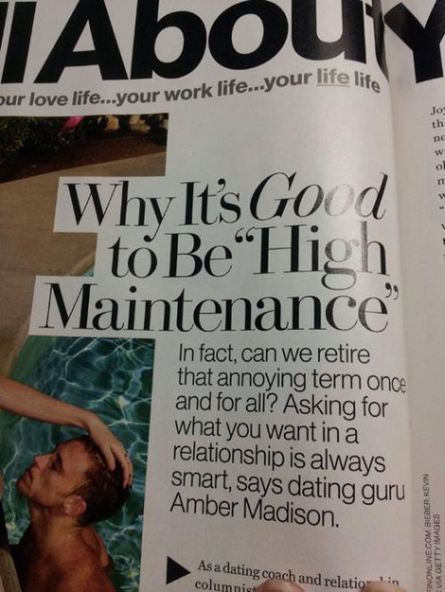 mag advice high maintenance